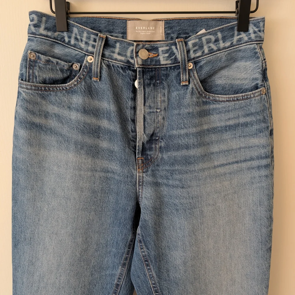 Everlane Womens 27 The 90s Cheeky Straight Jean Organic Cotton Classic Preppy